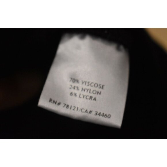 Women's Eileen Fisher Black Pull-on Pants with Stretch Size L - Picture 5 of 6